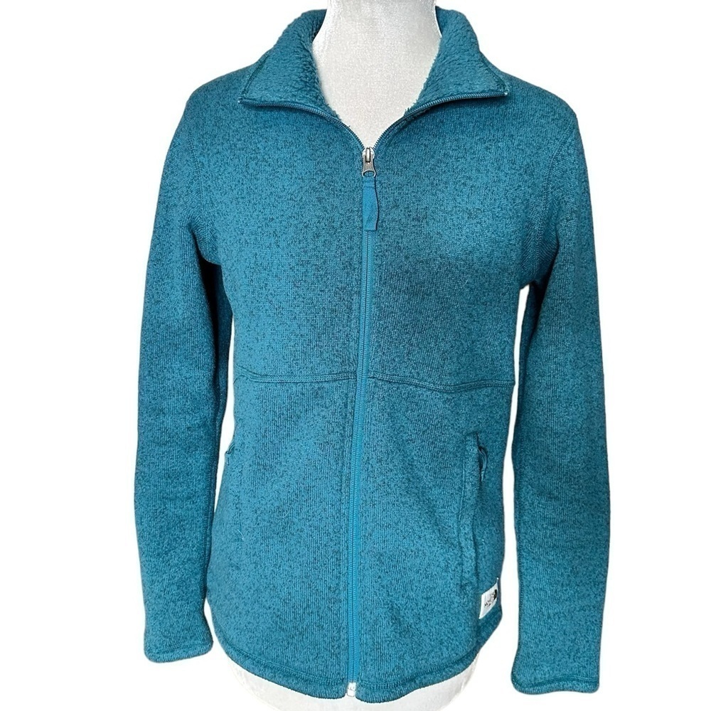 The North Face Women's Cresent Zip Up Sweater Jacket. Size Small